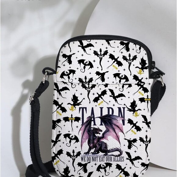 Versatile Canvas Crossbody Bag with 3 Pockets - Ideal for Travel & Everyday Use - Picture 3 of 6